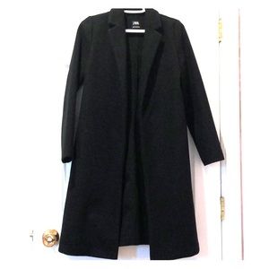 BLACK ZARA TRENCH COAT